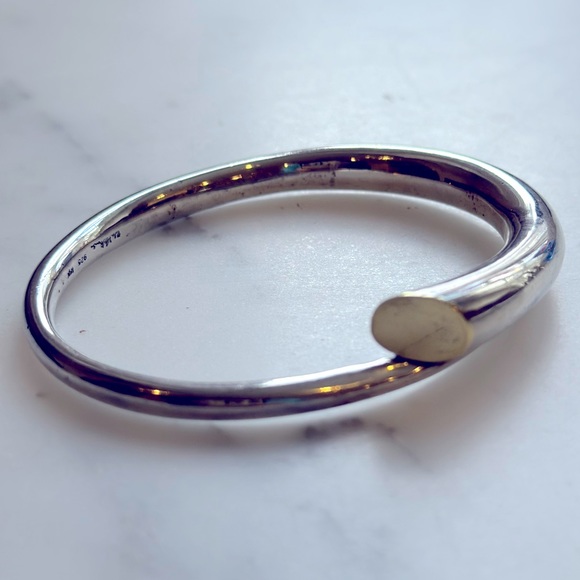 Authentic Robert Lee Morris silver and gold bracelet - Picture 2 of 6